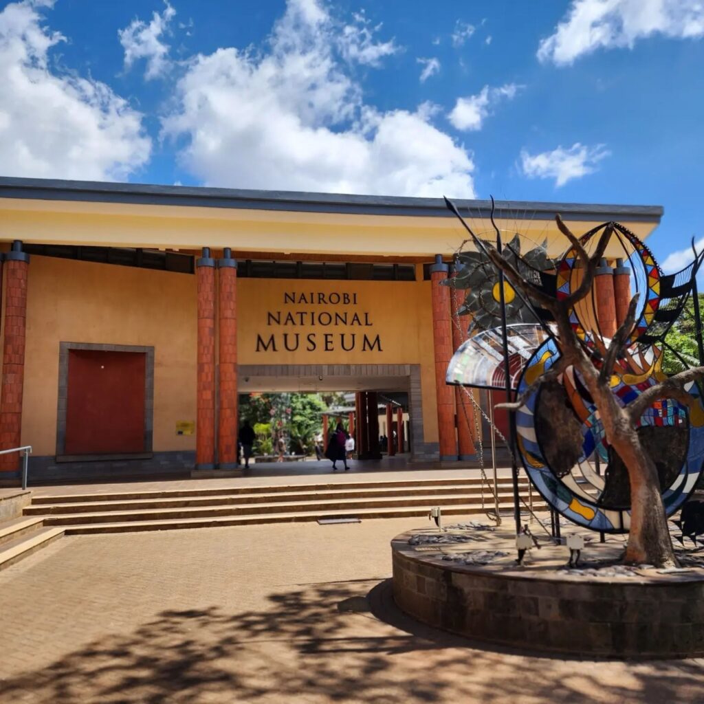 Exhibition galleries at the Nairobi National Museum on Museum Hill
